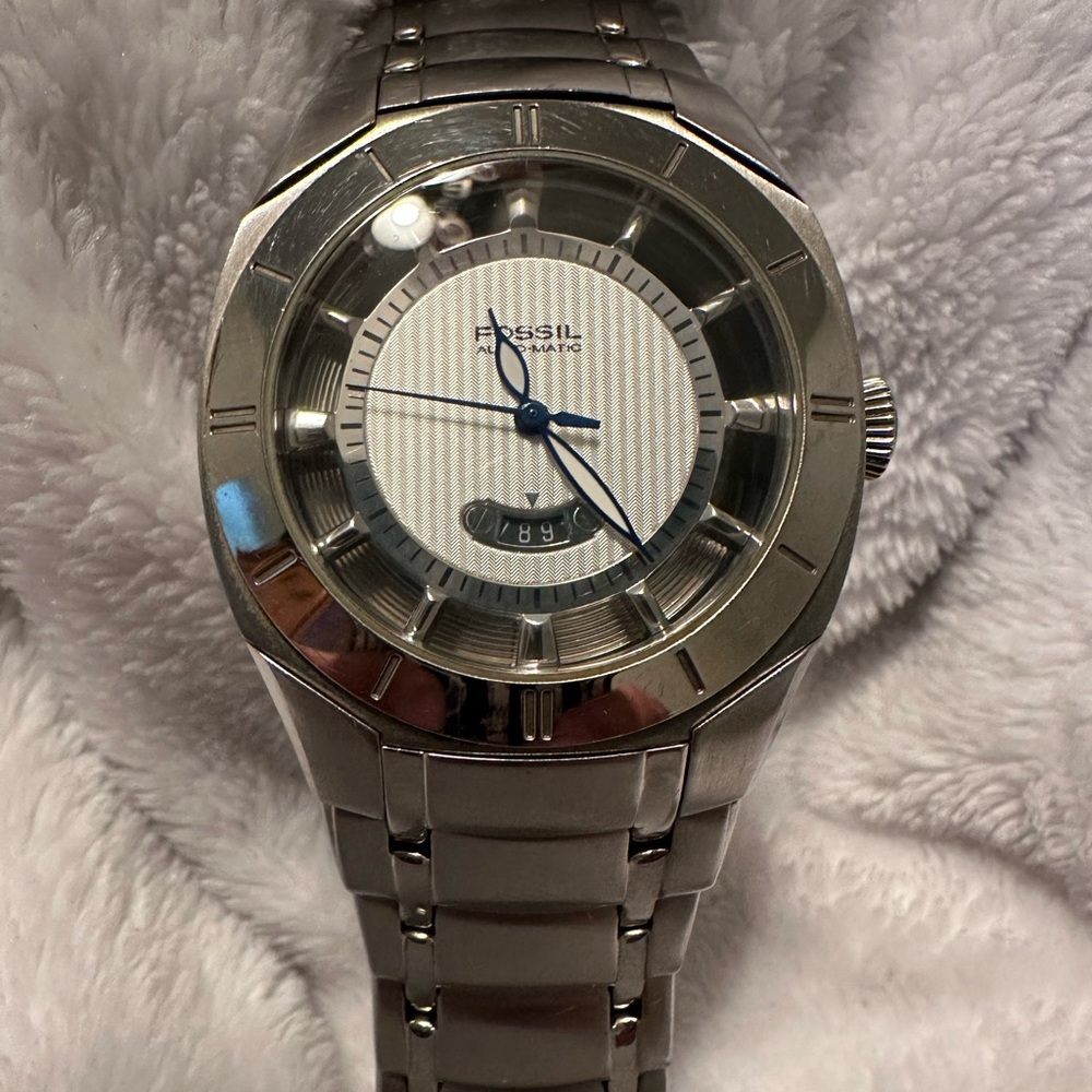 Fossil Metallic Silver Watch